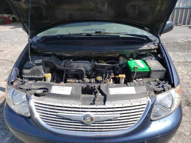 2C8GP74L61R324020 - 2001 CHRYSLER TOWN & COU EX BLUE photo 12