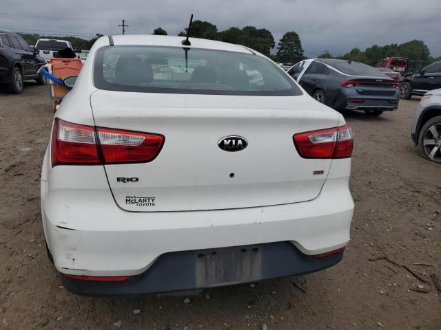 KNADM4A39H6049810 - 2017 KIA RIO LX WHITE photo 6