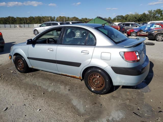 KNADE123X86428048 - 2008 KIA RIO BASE BLUE photo 2