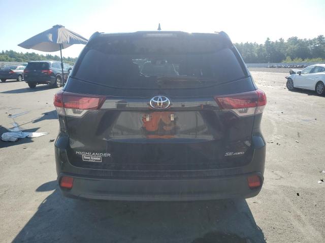 5TDJZRFH3KS629408 - 2019 TOYOTA HIGHLANDER SE შავი ფოტო 6