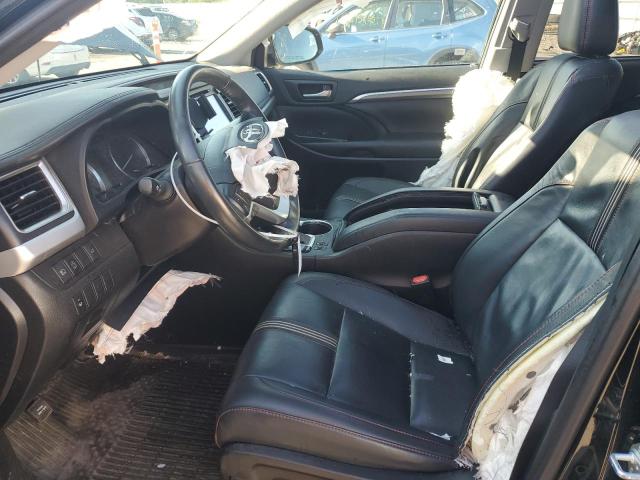 5TDJZRFH3KS629408 - 2019 TOYOTA HIGHLANDER SE შავი ფოტო 7