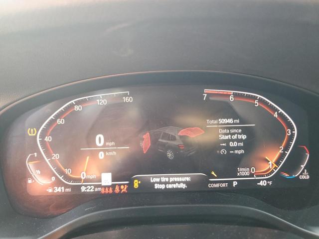 5UXTY3C09LLU69916 - 2020 BMW X3 SDRIVE30I BLACK photo 9