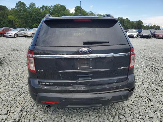 1FM5K7D87EGC54761 - 2014 FORD EXPLORER XLT BLACK photo 6
