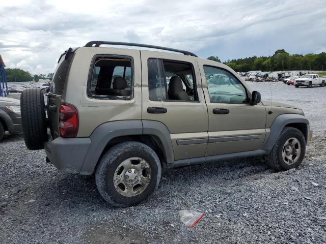 1J4GK48K37W648701 - 2007 JEEP LIBERTY SPORT BROWN photo 3