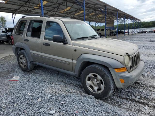 1J4GK48K37W648701 - 2007 JEEP LIBERTY SPORT BROWN photo 4