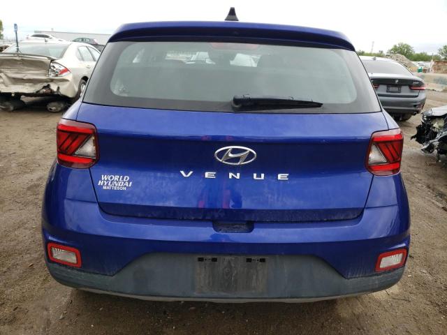 KMHRB8A38NU133626 - 2022 HYUNDAI VENUE SE BLUE photo 6