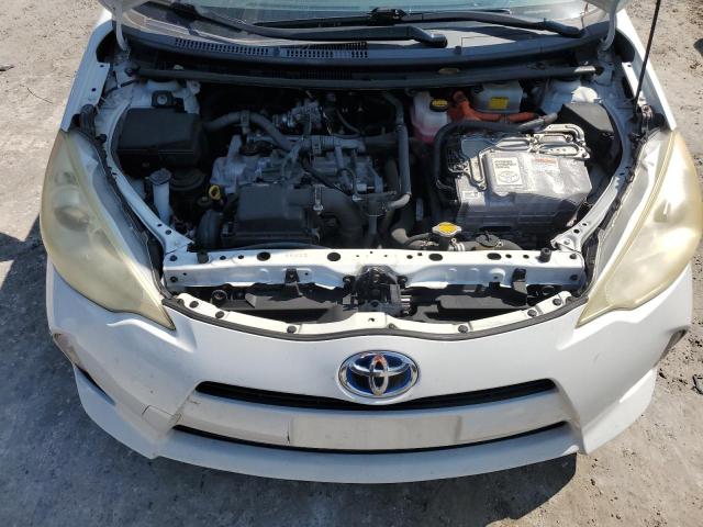 JTDKDTB30C1519442 - 2012 TOYOTA PRIUS C WHITE photo 12