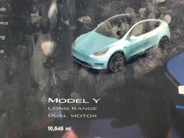 7SAYGAEE1RF165484 - 2024 TESLA MODEL Y CHARCOAL photo 9