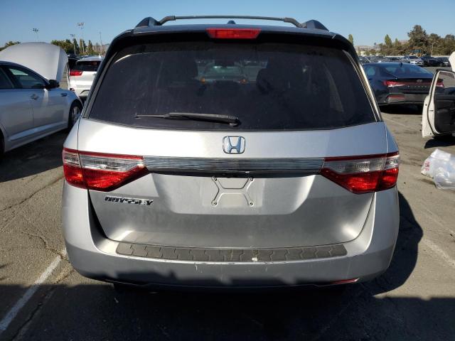 5FNRL5H62CB025105 - 2012 HONDA ODYSSEY EXL SILVER photo 6