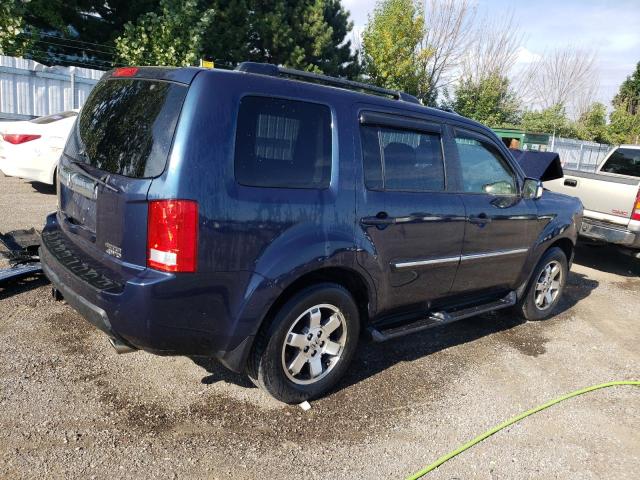 5FNYF48849B047775 - 2009 HONDA PILOT TOURING BLUE photo 3