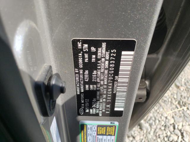 5XXGN4A79CG083725 - 2012 KIA OPTIMA EX SILVER photo 13