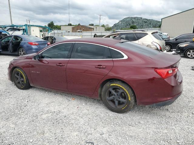 1G1ZB5ST9GF291250 - 2016 CHEVROLET MALIBU LS მუქწითელი ფოტო 2