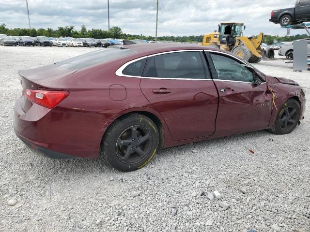 1G1ZB5ST9GF291250 - 2016 CHEVROLET MALIBU LS მუქწითელი ფოტო 3