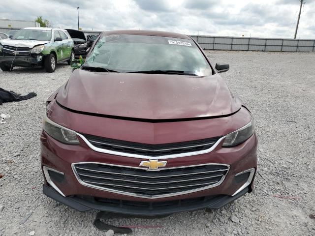 1G1ZB5ST9GF291250 - 2016 CHEVROLET MALIBU LS მუქწითელი ფოტო 5