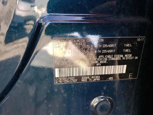 JTMBFREV7JJ189032 - 2018 TOYOTA RAV4 LE Boz foto 13