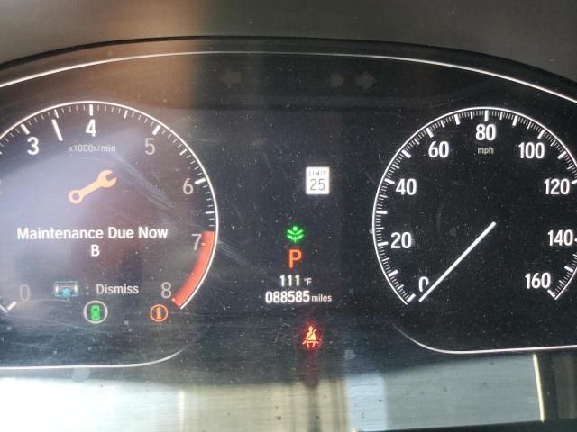 1HGCV2F39KA030561 - 2019 HONDA ACCORD SPORT Czarny zdjęcie 9