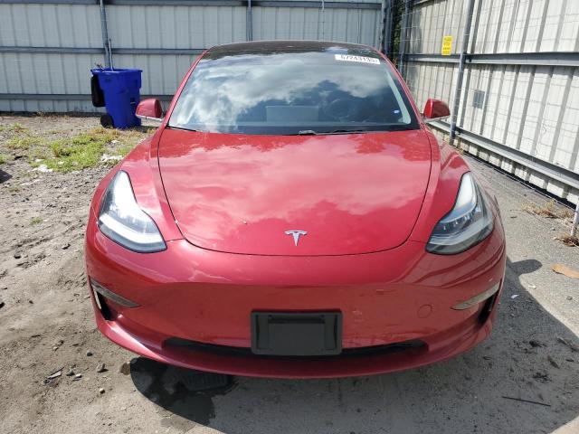 5YJ3E1EA9JF013015 - 2018 TESLA MODEL 3 წითელი ფოტო 5