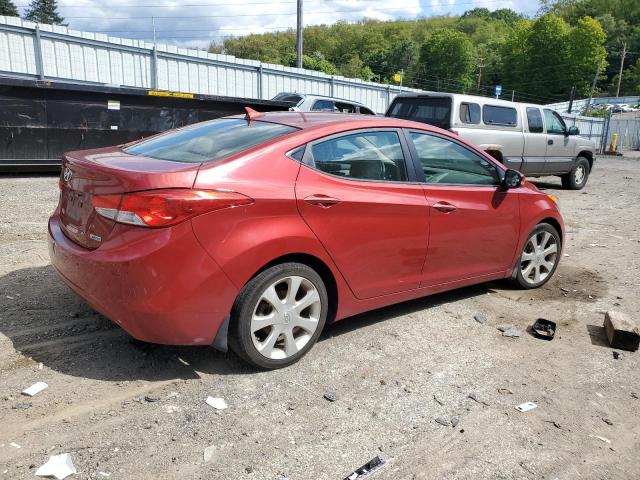 KMHDH4AEXCU319040 - 2012 HYUNDAI ELANTRA GLS RED photo 3