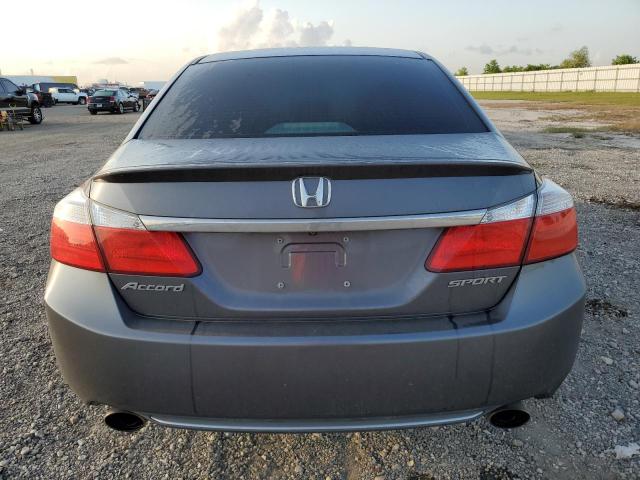 1HGCR2F58FA158043 - 2015 HONDA ACCORD SPORT GRAY photo 6