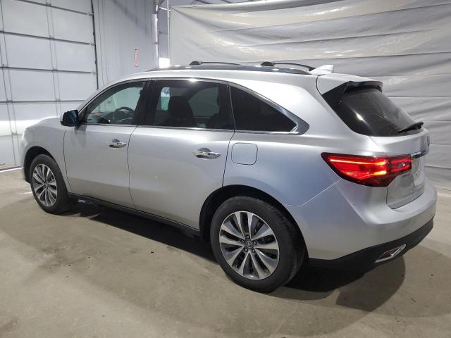 5FRYD4H46EB034912 - 2014 ACURA MDX TECHNOLOGY فضي صورة 2