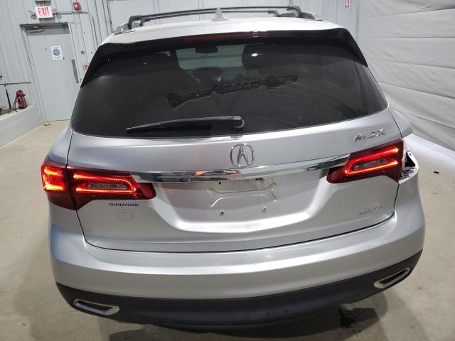 5FRYD4H46EB034912 - 2014 ACURA MDX TECHNOLOGY فضي صورة 6