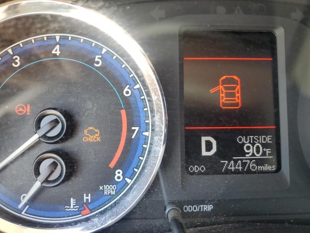 5YFBURHE1JP829393 - 2018 TOYOTA COROLLA L WHITE photo 9