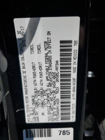 3TMCZ5AN2HM114228 - 2017 TOYOTA TACOMA DOUBLE CAB 黑色 照片 12