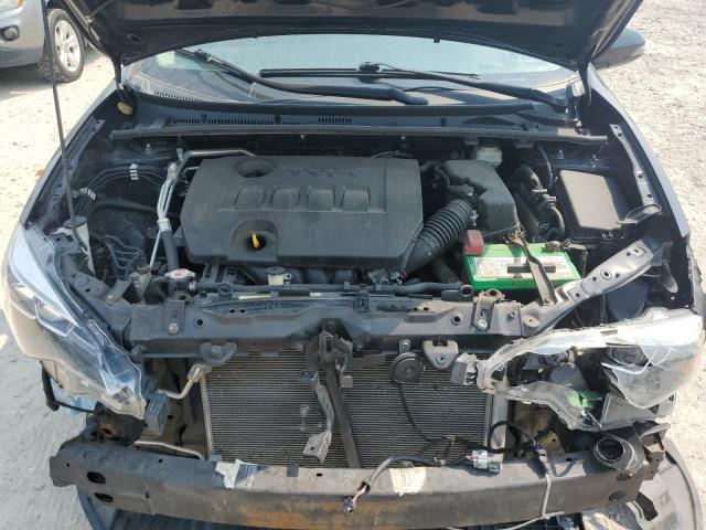 2T1BURHE7JC066165 - 2018 TOYOTA COROLLA L BLACK photo 11