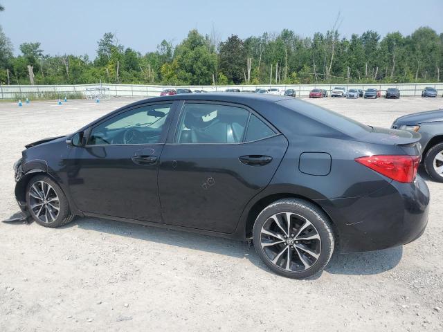 2T1BURHE7JC066165 - 2018 TOYOTA COROLLA L BLACK photo 2