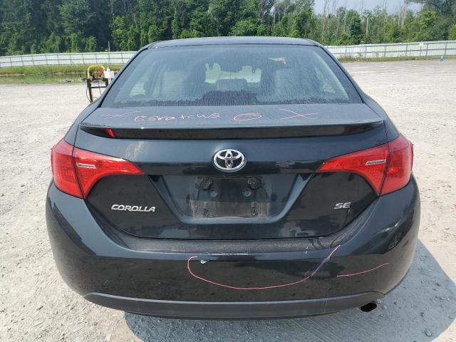 2T1BURHE7JC066165 - 2018 TOYOTA COROLLA L BLACK photo 6