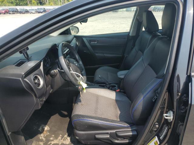 2T1BURHE7JC066165 - 2018 TOYOTA COROLLA L BLACK photo 7