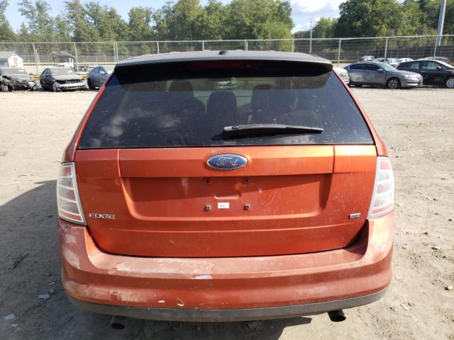 2FMDK46C67BB13329 - 2007 FORD EDGE SE ORANGE photo 6