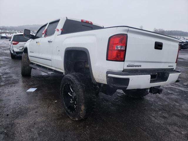 1GT120E81FF143378 - 2015 GMC SIERRA K2500 DENALI WHITE photo 2