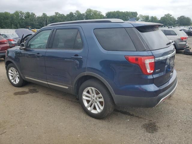 1FM5K7D89HGA55683 - 2017 FORD EXPLORER XLT BLUE photo 2