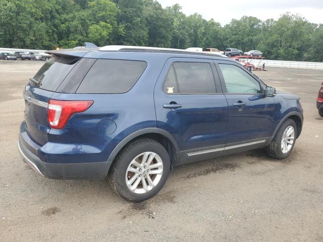 1FM5K7D89HGA55683 - 2017 FORD EXPLORER XLT BLUE photo 3