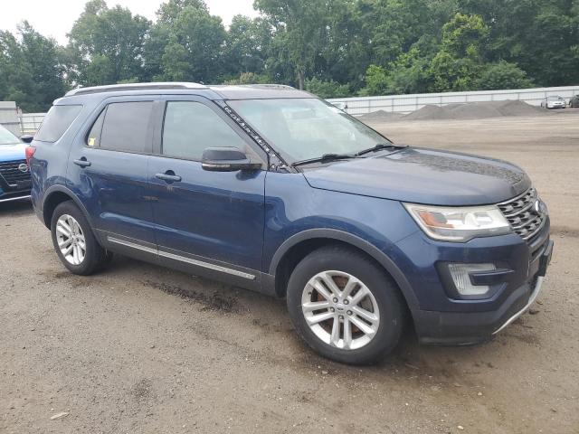 1FM5K7D89HGA55683 - 2017 FORD EXPLORER XLT BLUE photo 4