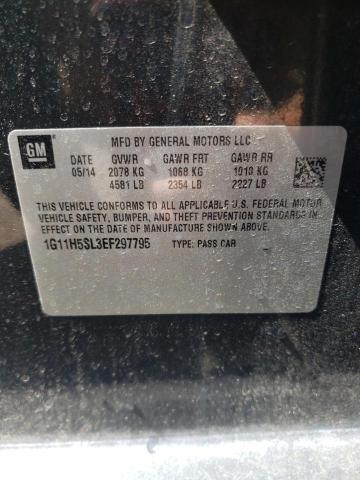 1G11H5SL3EF297795 - 2014 CHEVROLET MALIBU LTZ 灰色 照片 13