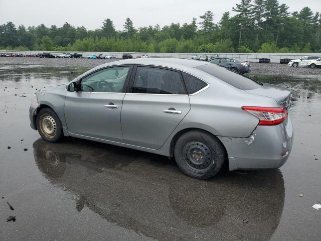 3N1AB7AP2EY233929 - 2014 NISSAN SENTRA S SILVER photo 2