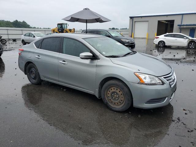 3N1AB7AP2EY233929 - 2014 NISSAN SENTRA S SILVER photo 4