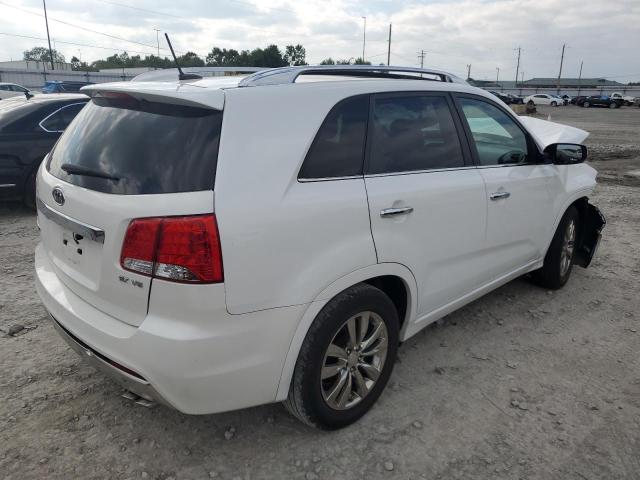 5XYKW4A28BG091983 - 2011 KIA SORENTO SX WHITE photo 3