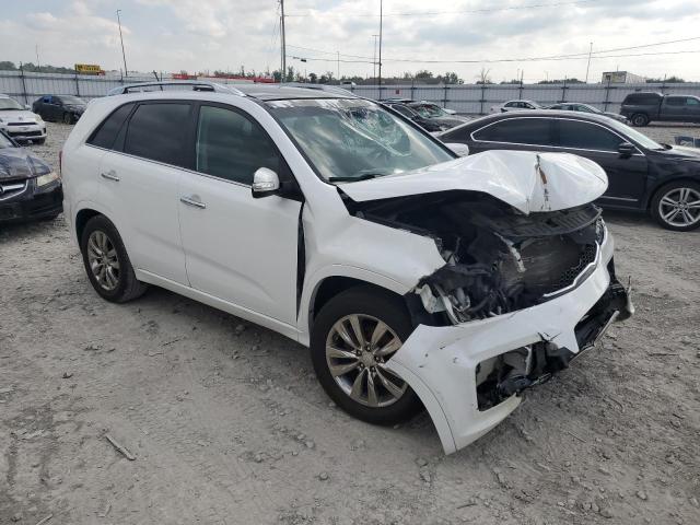 5XYKW4A28BG091983 - 2011 KIA SORENTO SX WHITE photo 4