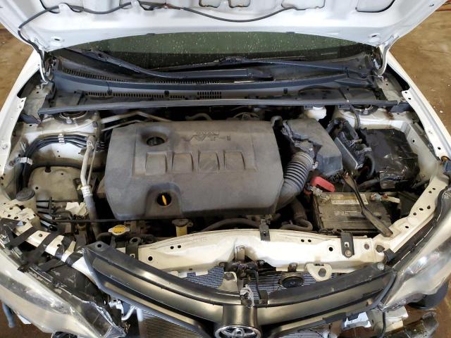 2T1BURHE4EC156590 - 2014 TOYOTA COROLLA L WHITE photo 11