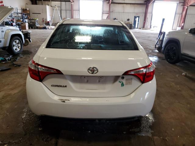 2T1BURHE4EC156590 - 2014 TOYOTA COROLLA L WHITE photo 6