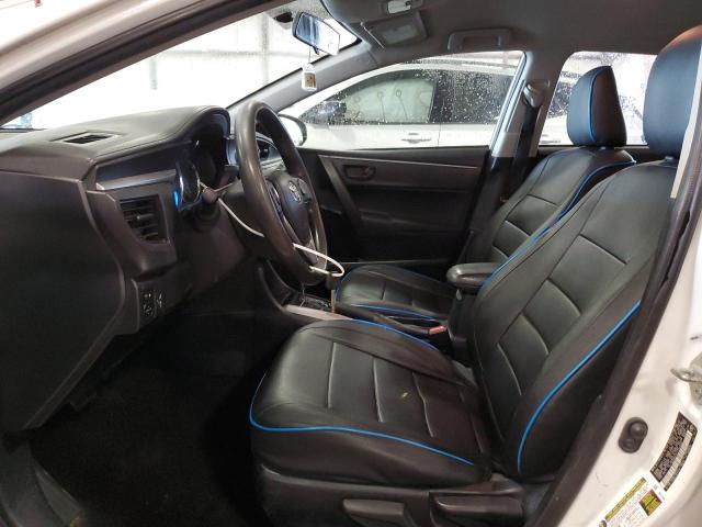 2T1BURHE4EC156590 - 2014 TOYOTA COROLLA L WHITE photo 7