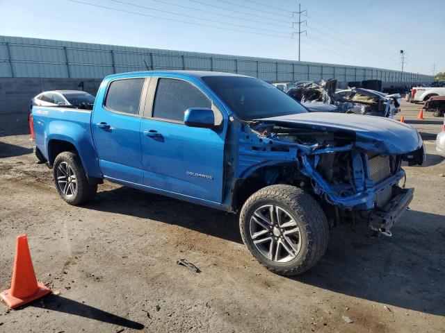 1GCGTBENXM1162465 - 2021 CHEVROLET COLORADO BLUE photo 4