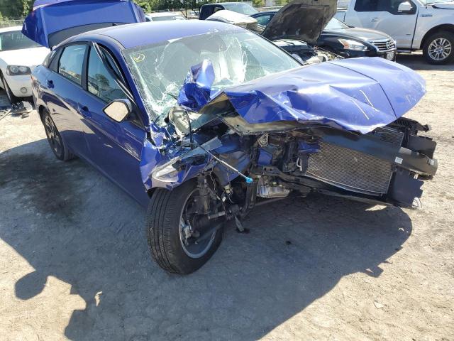 KMHLM4AG1NU335042 - 2022 HYUNDAI ELANTRA SEL BLUE photo 4