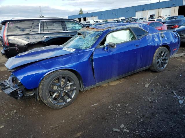 2C3CDZJGXNH108652 - 2022 DODGE CHALLENGER GT BLUE photo 1