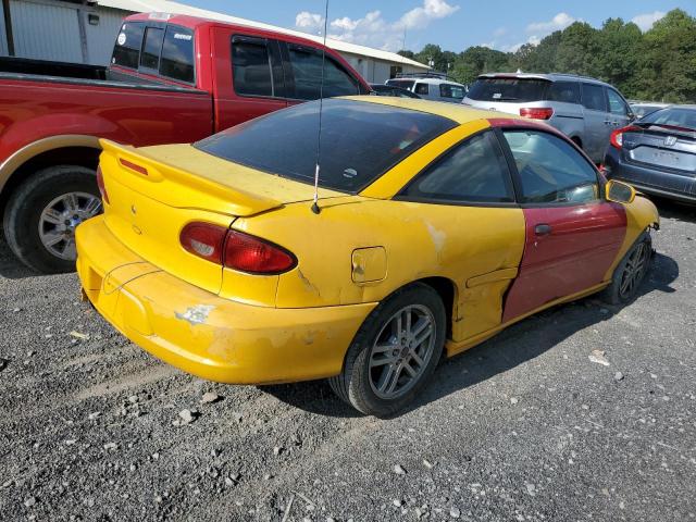 1G1JH12F627406095 - 2002 CHEVROLET CAVALIER LS SPORT YELLOW photo 3