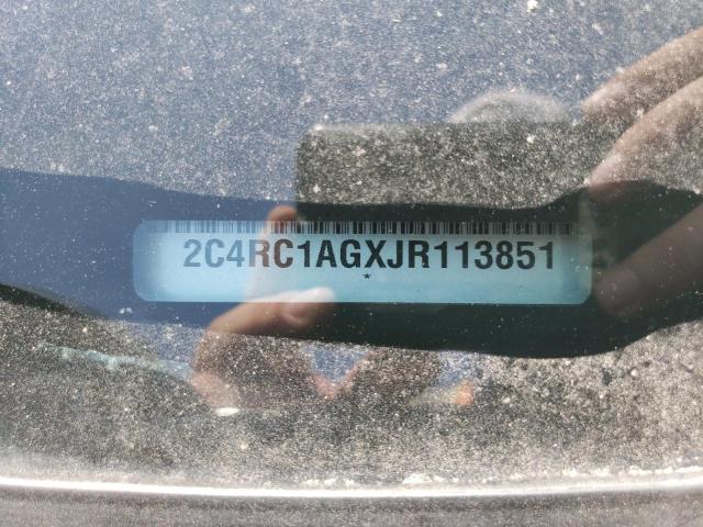 2C4RC1AGXJR113851 - 2018 CHRYSLER PACIFICA L GRAY photo 13