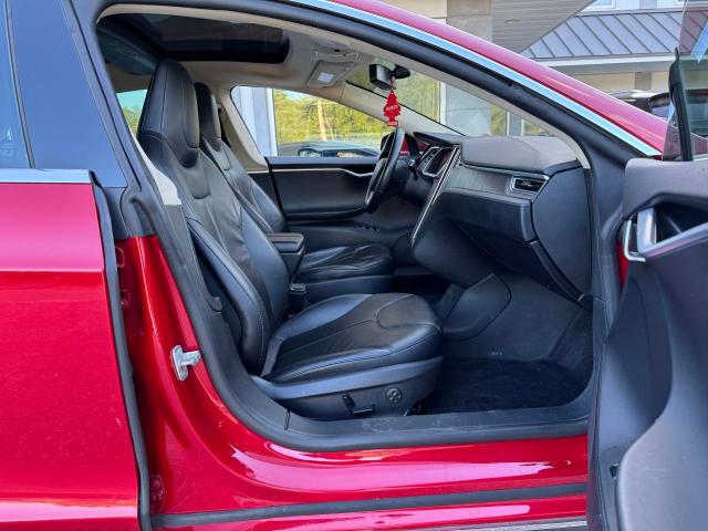 5YJSA1CG5DFP18929 - 2013 TESLA MODEL S 红色 照片 5